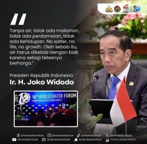 Implementasi World Water Forum ke-10, AKBP Yasir Hadir Temukan Air Bersih Buat Masyarakat Palsabolas