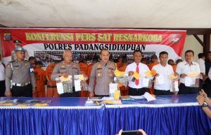 5 Bulan, Polres Padangsidimpuan Ungkap Peredaran Ganja Nyaris 37 Kg dan Sabu 128,32 Gram