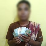 Pemuda 24 tahun inisial, AH, diamankan Tim Unit Reskrim Polsek Sipirok usai kedapatan melakukan Pungli di Jalan Lintas Batu Jomba