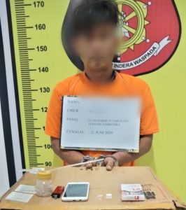 Sempat Kejar-kejaran, Polsek Padang Bolak Tangkap Pria Usai Pakai Sabu