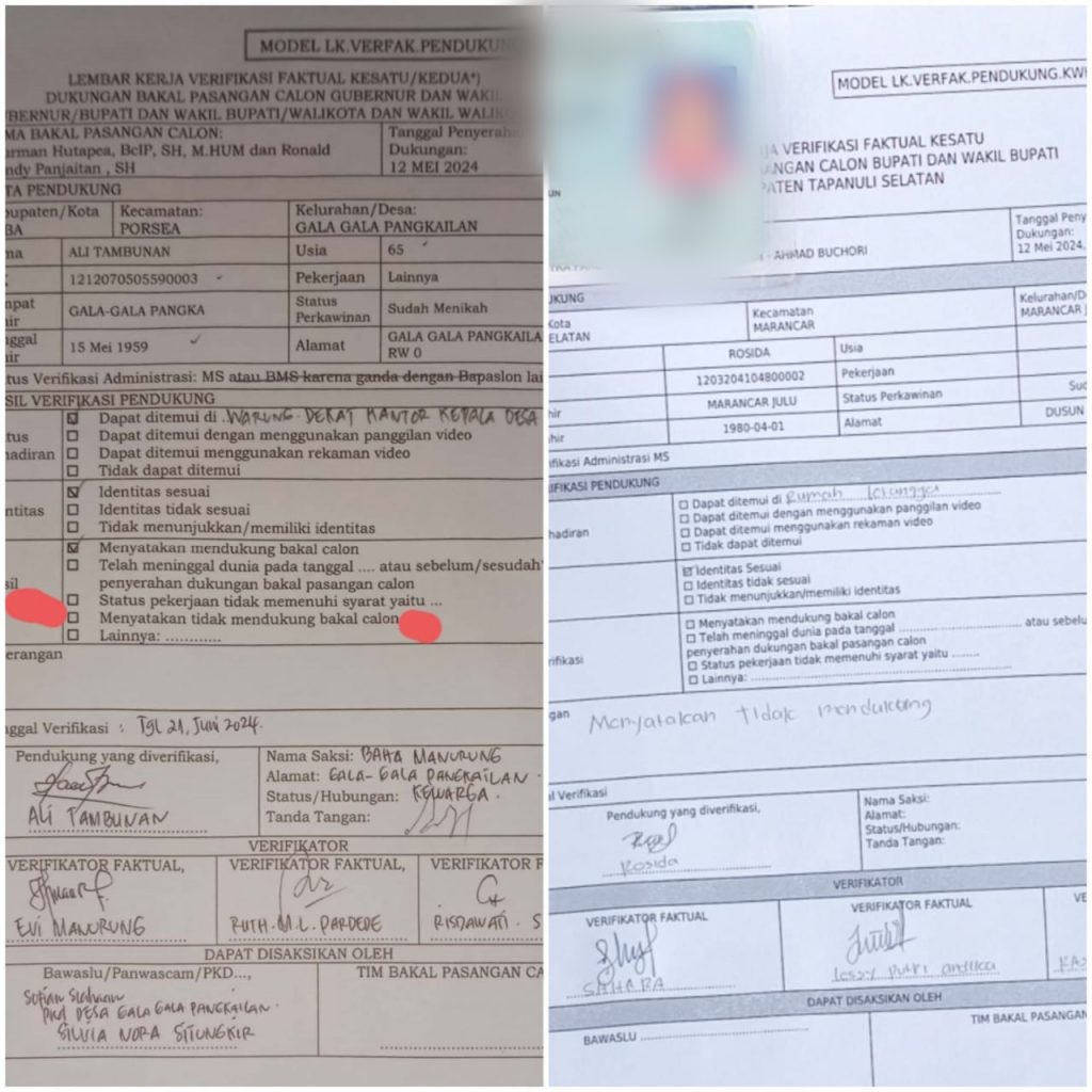 KPU Tapsel: Lembar Verfak Ditarik Karena Salah Unduh