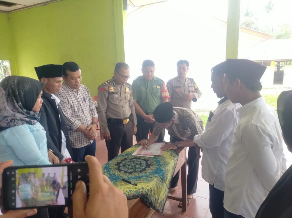 Polsek Padang Bolak Ikuti Pelantikan PKD Pilkada 2024