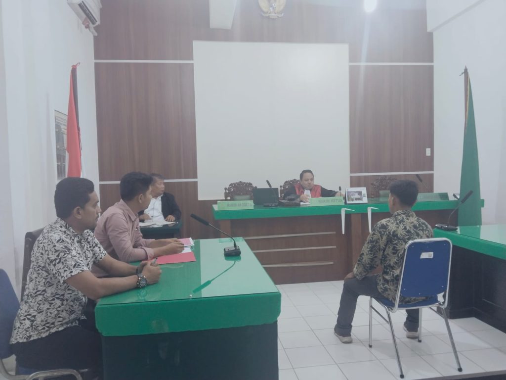 Polsek Padang Bolak Ikuti Sidang Tipiring Dua Kasus Pencurian Sawit