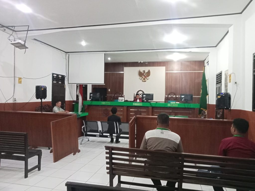 Polsek Padang Bolak Kawal Sidang Tipiring Kasus Pencurian Sawit