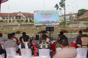 Baksos HUT Bhayangkara, Polres Tapsel Aksi Tanam Pohon Serentak