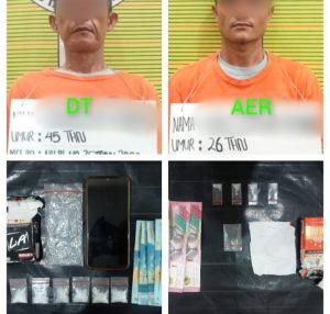 Polres Tapsel Bekuk Pekerja Kebun dan Pengecer Sabu di Paluta