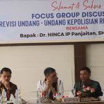 Anggota Komisi III DPR RI, Hinca Ikara Putra Panjaitan, di sela FGD bertajuk, "Diskusi Partisipasi Publik dalam Penyusunan Revisi UU Kepolisian" di Aula Fakultas Hukum UM Tapsel