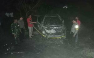 Polsek Padang Bolak Upayakan Lerai Aksi Kelompok Bakar Mobil Warga