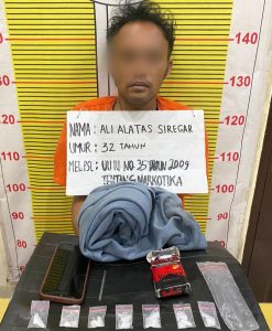 Menyamar, Polres Tapsel Sukses Gagalkan Peredaran Sabu 6,05 Gram