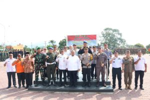 Bupati Tapsel Hadiri Apel Gelar Pasukan Ketupat Toba 2024