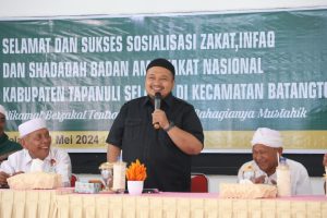 Bupati Tapsel Sebut Zakat, Infak dan Shadaqah Dapat Mempermudah Pintu Rejeki