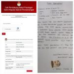 Salah satu contoh surat pernyataan masyarakat yang merasa tidak pernah memberikan dukungan ke salah satu pasangan Bacakada jalur perseorangan di Pilkada Tapsel