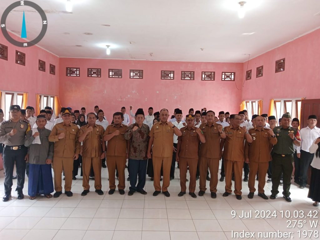 Polsek Padang Bolak Hadiri Pengukuhan BPD Ulu Sihapas