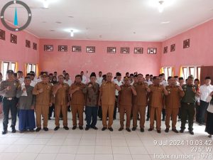 Polsek Padang Bolak Hadiri Pengukuhan BPD Ulu Sihapas