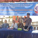 Bhabinkamtibmas Polsek Sipirok, Aiptu Baginda Siregar, saat diberi kesempatan menyampaikan pesan-pesan Kamtibmas di sela sosialisasi Ranperda terkait ketentraman masyarakat dan ketertiban umum yang digelar anggota DPRD Sumut, Parsaulian Tambunan