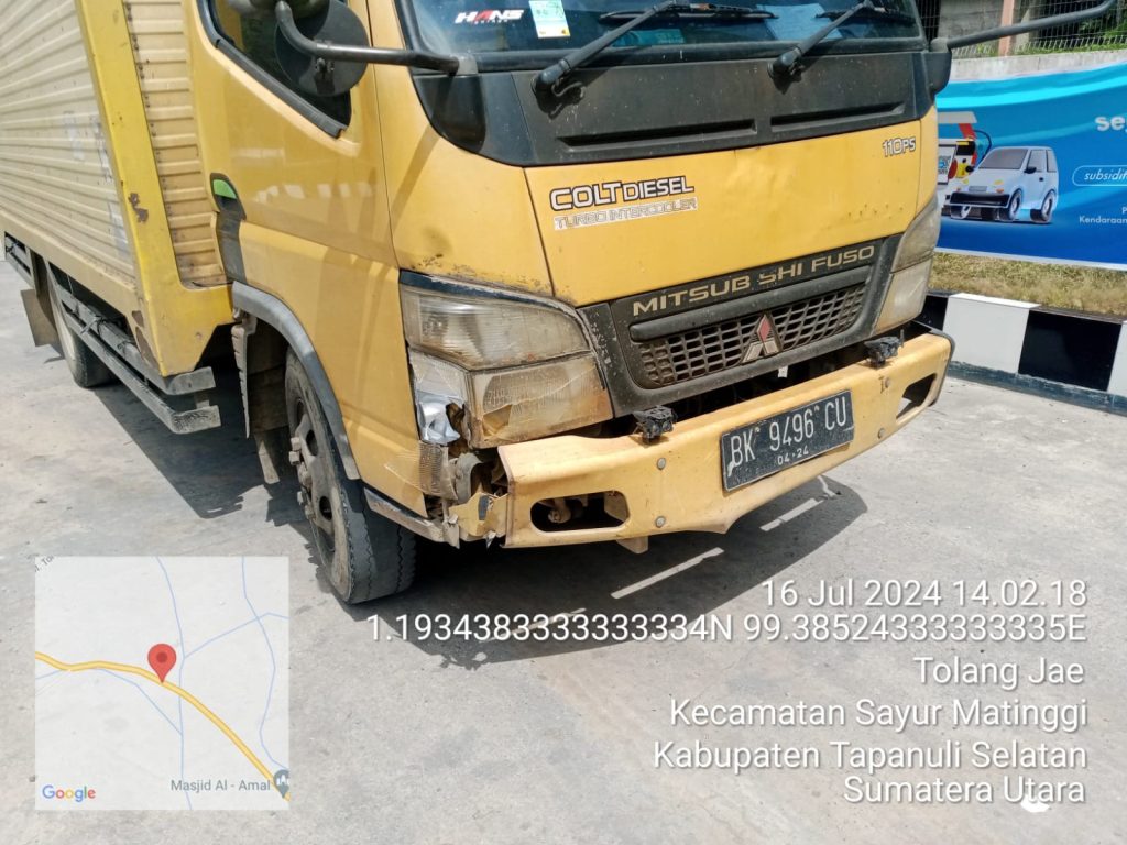 Menyeberang, Bocah di Tapsel Tertabrak Truk hingga Meninggal
