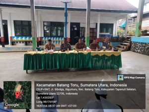 Polsek Batang Toru Sosialisasi Bahaya Narkoba ke Siswa Baru SMAN 1 Angkola Barat