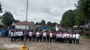 Polisi Sosialisasikan Cara Bijak Main Medsos ke Siswa Baru SMAN 1 Sipirok