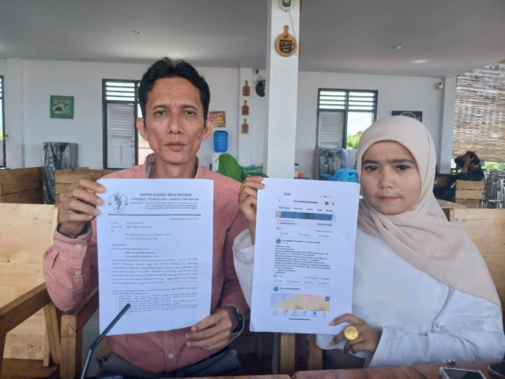 Biduan di Tapsel Somasi Rekan Seprofesi Karena Diduga Disindir Lewat FB
