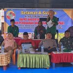 Kapolsek Batang Toru, Iptu RN Tarigan, saat menghadiri RAT dan PAD Koperasi Produsen Sawit Sejahtera Muara Opu