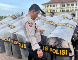Dalmas Polres Tapsel Rutin Latihan, Mantapkan Kesiapan Pam Pilkada