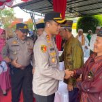 Kapolres Tapsel, AKBP Yasir Ahmadi, didampingi Kapolsek, Iptu RN Tarigan, saat kunjungan ke Mako Polsek Batang Toru