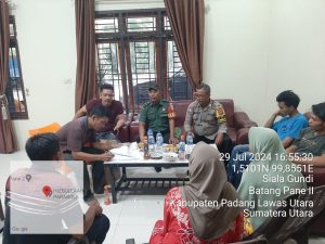 Polsek Padang Bolak Redam Cekcok Dua Anak dengan Ayah Kandung