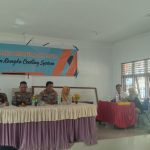 Kabag Log, Kompol Daulat MZ Harahap, di sela gerakan Jelajah Huta Kapolres Tapsel