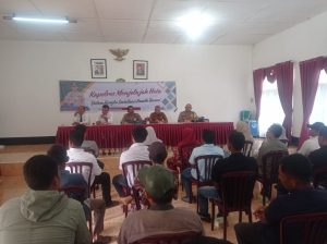 Gerakan Jelajah Huta Kapolres, Kabag Ren Polres Tapsel Cegah Perjudian