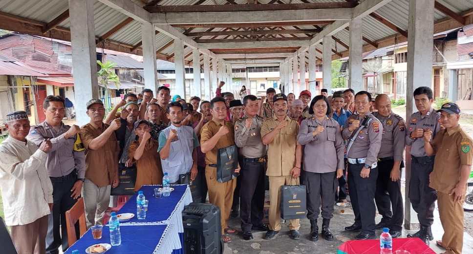 Gerakan Jelajah Huta Kapolres Tapsel yang berlangsung di tiga Desa di Kecamatan Saipar Dolok Hole