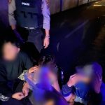 Tim Patmor Sat Samapta Polres Padangsidimpuan saat membubarkan sekelompok pemuda di bawah umur yang diduga hendak melakukan aksi balap liar