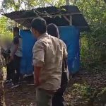 Personel Satpol PP Kota Padangsidimpuan saat menggelar razia di Pondok-pondok tertutup di kawasan Bukit Simarsayang