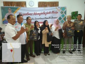 Jelajah Huta, Masyarakat Sipirok Siap Dukung Polres Tapsel Jihad Melawan Narkoba