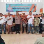 Gerakan Kapolres Tapsel Jelajah Huta di Aula Kantor Camat Muara Batang Toru