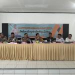 Waka Polres, Kompol Rapi Pinakri, didampingi Kapolsek Batang Toru, Iptu RN Tarigan, dan lainnya dalam gerakan Kapolres Tapsel Jelajah Huta