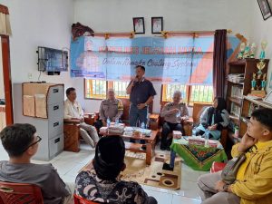 Kapolres Tapsel Jelajah Huta, Iptu Oloan: Jangan Mudah Terprovokasi Berita Hoaks Jelang Pilkada