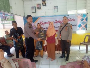 Kapolres Tapsel Jelajah Huta, Ipda Irwan Ajak Masyarakat Kolaborasi Perangi Narkoba