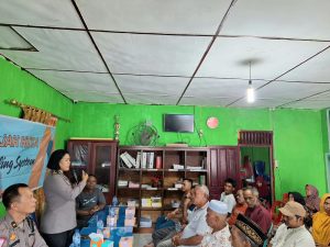 Sosok Srikandi Polri Pemberani Ajak Masyarakat Jihad Melawan Narkoba saat Kapolres Tapsel Jelajah Huta