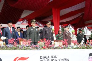 Upacara Pengibaran Bendera di Tapsel, Kabag Ops: Momen Isi Kemerdekaan dengan Hal Positif