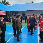 Momen saat Kapolsek Padang Bolak, AKP Harun Manurung, dan unsur Forkopimda Paluta menyaksikan penyerahan SK remisi secara simbolis ke perwakilan Napi Lapas Kelas III Gunung Tua