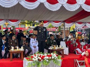 Kabag Ren Polres Tapsel Ikuti Upacara Peringati Detik-detik Proklamasi