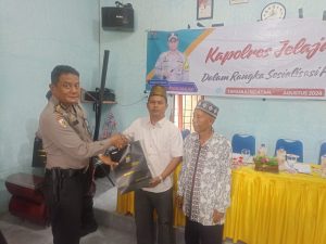 Kapolres Tapsel Jelajah Huta, Kasiwas Ajak Masyarakat Hormati Perbedaan