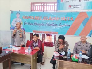Kapolres Tapsel Jelajah Huta, Kasi Propam: Langkah Ciptakan Pilkada Damai