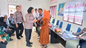 Kapolres Tapsel Jelajah Huta, AKP Maria: Indonesia Peringkat Ketiga Tertinggi Judi Online di Dunia