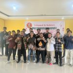 Ketua PPDM Tapsel terpilih periode 2023-2027, Alan Sayid Abdillah Siregar, bersama Formatur dan lainnya, berfoto bersama usai Musyda
