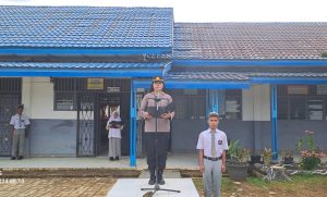Polwan Polres Tapsel Goes to School, AKP Maria: Tanamkan Jiwa Cinta Tanah Air ke Siswa
