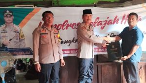Kapolres Tapsel Jelajah Huta, Kabag SDM Himbau Waspada Isu Hoaks Jelang Pilkada