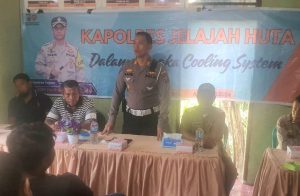 Kapolres Tapsel Jelajah Huta, Kasat Lantas: Banyak Korban Jiwa Kecelakaan Karena Tak Pakai Helm