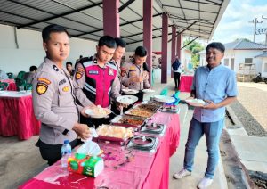 Kepedulian Kapolres Tapsel, Sediakan Ratusan Porsi Makan Siang Gratis ke Personel