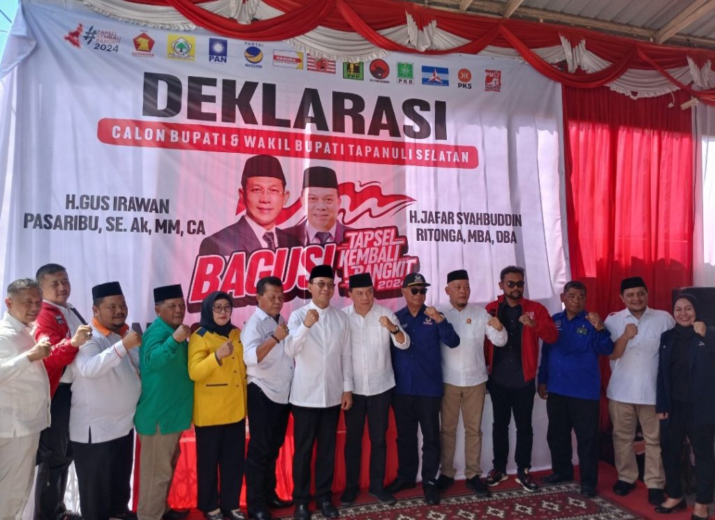12 Parpol Deklarasi Dukungan ke “Bagusi” Menuju Tapsel Kembali Bangkit